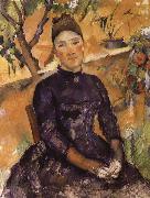 Paul Cezanne Mrs. Cezanne oil painting artist